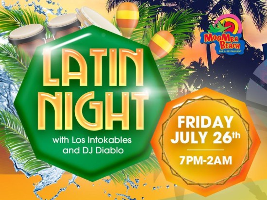 Spice Up Your Friday at MooMba Beach's Latin Night!